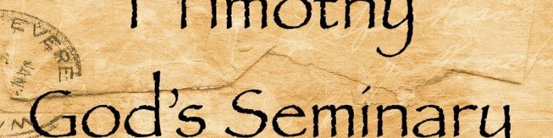 Seminary Training: I Timothy 6:17-19